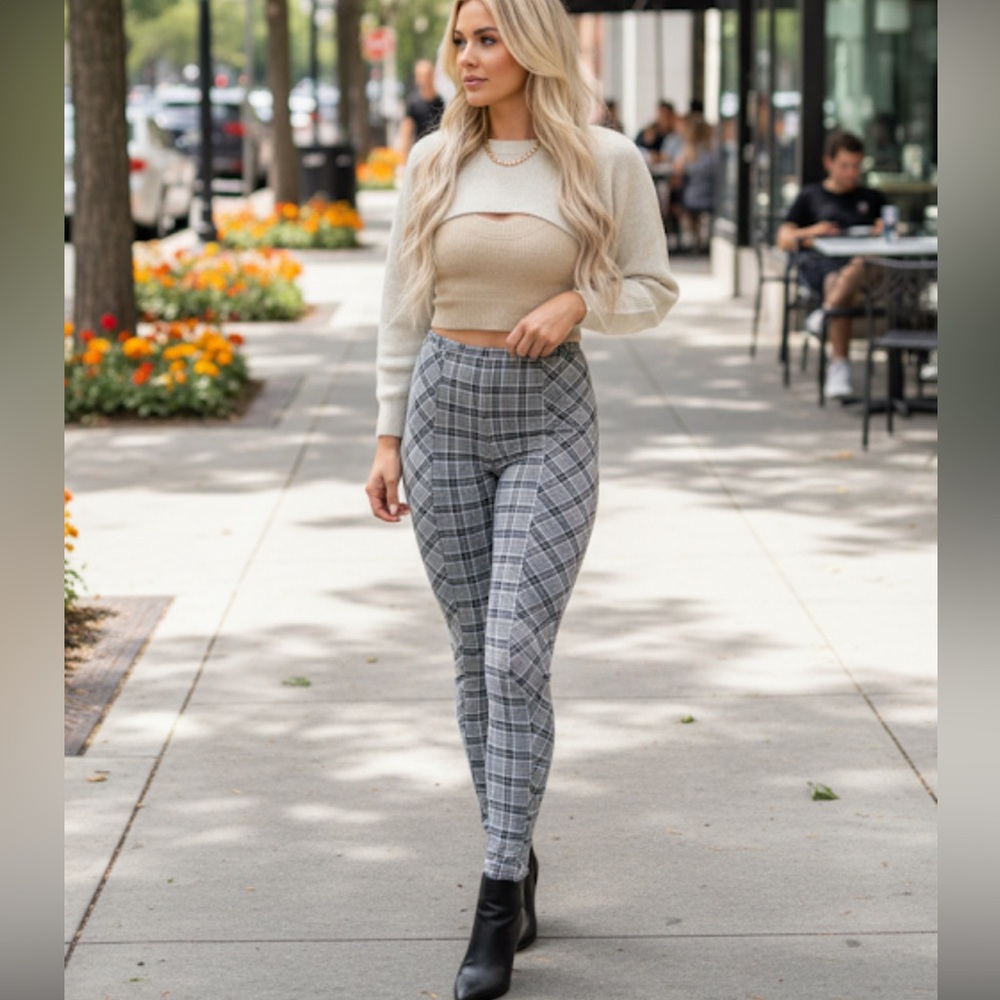 😍Plaid Leggings/Pants